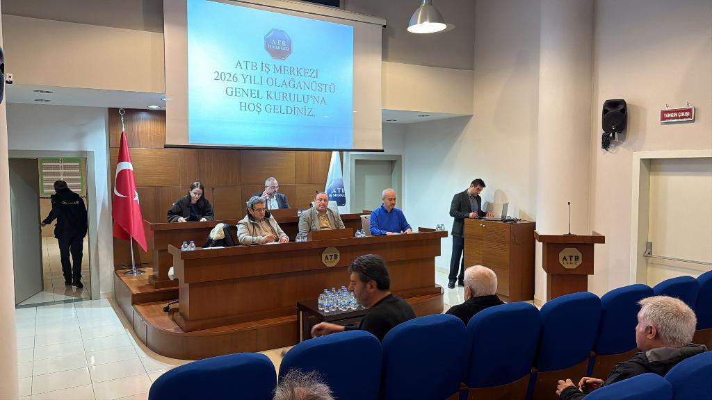ATB İŞ MERKEZİ 2026 YILI OLAĞANÜSTÜ GENEL KURULU YAPILMIŞTIR.