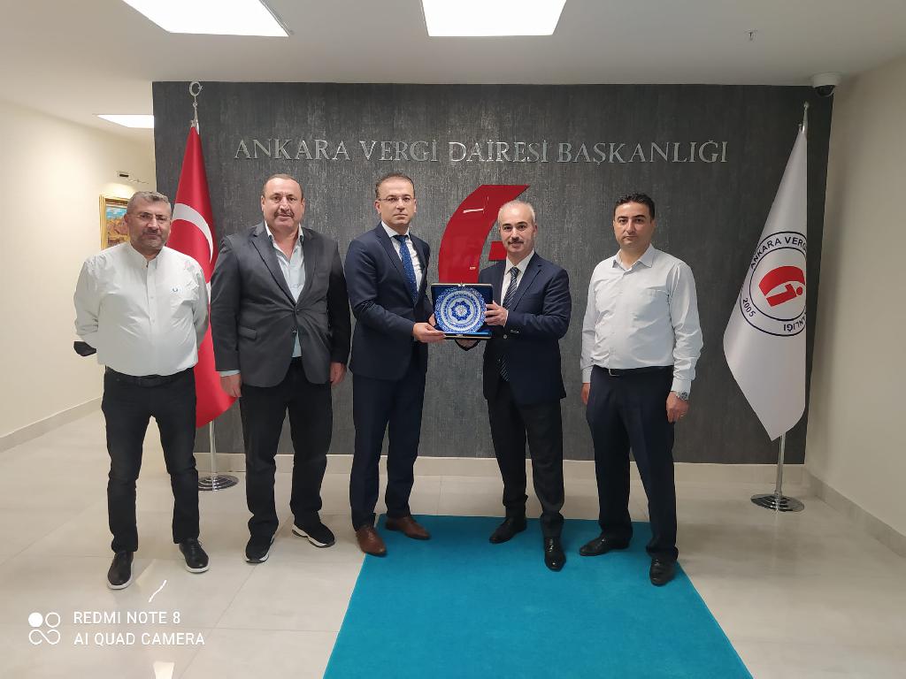 ANKARA VERGİ DAİRESİ BAŞKANI SAYIN,YÜKSEL DUMAN'A ZİYARET